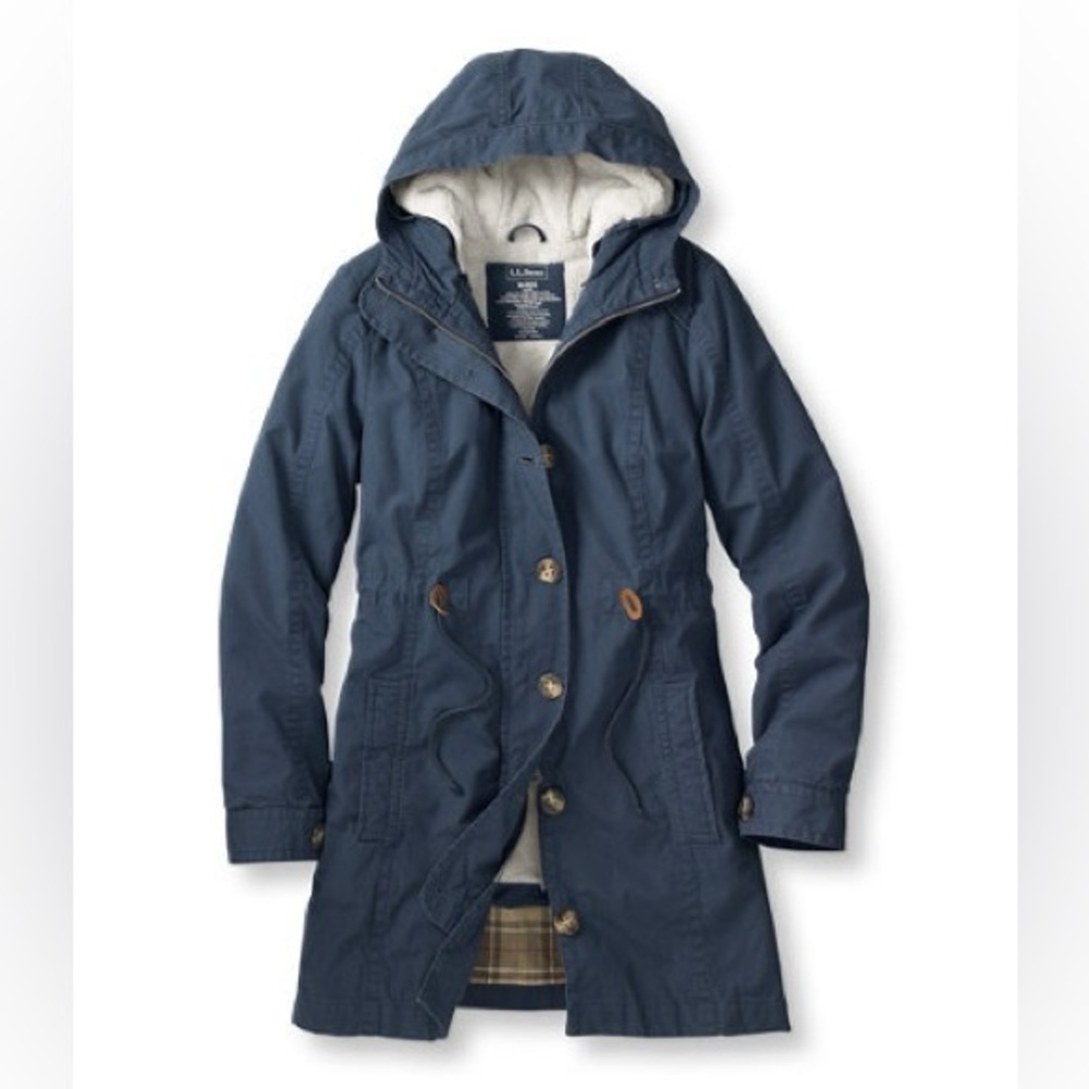 LL Bean sherpa lined jacket